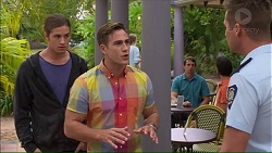 Tyler Brennan, Aaron Brennan, Mark Brennan in Neighbours Episode 7156