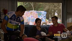 Nate Kinski, Tyler Brennan, Aaron Brennan in Neighbours Episode 7157