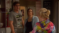 Kyle Canning, Amy Williams, Sheila Canning in Neighbours Episode 7165