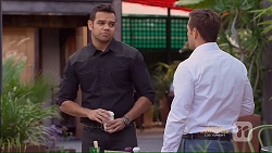 Nate Kinski, Aaron Brennan in Neighbours Episode 