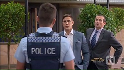 Mark Brennan, Aaron Brennan, Toadie Rebecchi in Neighbours Episode 7166