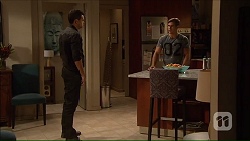 Nate Kinski, Aaron Brennan in Neighbours Episode 7167