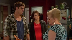 Kyle Canning, Naomi Canning, Sheila Canning in Neighbours Episode 
