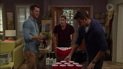 Mark Brennan, Tyler Brennan, Nate Kinski in Neighbours Episode 7174