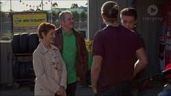 Susan Kennedy, Karl Kennedy, Tyler Brennan, Ben Kirk in Neighbours Episode 7175