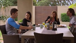 Josh Willis, Imogen Willis, Terese Willis, Brad Willis in Neighbours Episode 