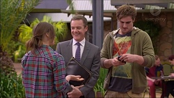 Amy Williams, Paul Robinson, Kyle Canning in Neighbours Episode 