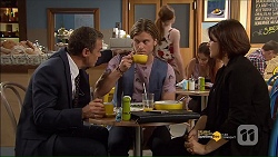 Paul Robinson, Daniel Robinson, Naomi Canning in Neighbours Episode 