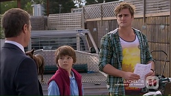 Paul Robinson, Jimmy Williams, Kyle Canning in Neighbours Episode 7184