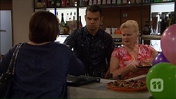 Naomi Canning, Nate Kinski, Sheila Canning in Neighbours Episode 7185