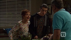 Susan Kennedy, Ben Kirk, Karl Kennedy in Neighbours Episode 