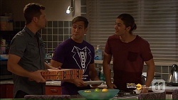 Mark Brennan, Aaron Brennan, Tyler Brennan in Neighbours Episode 