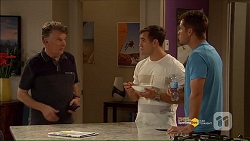 Russell Brennan, Aaron Brennan, Mark Brennan in Neighbours Episode 