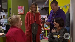 Sheila Canning, Sonya Rebecchi, Toadie Rebecchi, Naomi Canning in Neighbours Episode 7186