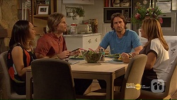 Imogen Willis, Daniel Robinson, Brad Willis, Terese Willis in Neighbours Episode 