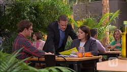 Kyle Canning, Paul Robinson, Naomi Canning in Neighbours Episode 