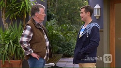 Russell Brennan, Aaron Brennan in Neighbours Episode 