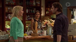 Lauren Turner, Paige Smith, Brad Willis in Neighbours Episode 7192