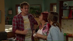 Kyle Canning, Angie Rebecchi, Amy Williams in Neighbours Episode 