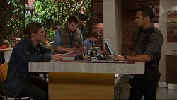 Tyler Brennan, Kyle Canning, Nate Kinski in Neighbours Episode 7199