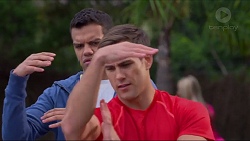 Nate Kinski, Aaron Brennan in Neighbours Episode 7200