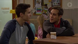 Josh Willis, Aaron Brennan in Neighbours Episode 