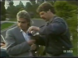 Shane Ramsay, Alex Carter in Neighbours Episode 