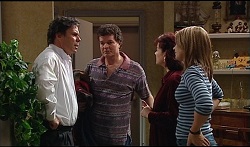 Joe Scully, Mick Scully, Lyn Scully, Steph Scully in Neighbours Episode 