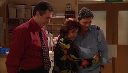 Karl Kennedy, Lyn Scully, Joe Scully in Neighbours Episode 3671