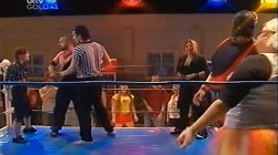 Hillbilly Helen, Hillbilly Hell, Referee, Steph Scully, Toadie Rebecchi, Genevieve "Eva" Doyle in Neighbours Episode 