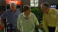 Lou Carpenter, Dame Clarissa Fullerton, Harold Bishop in Neighbours Episode 