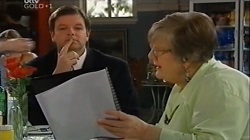 David Bishop, Dame Clarissa Fullerton in Neighbours Episode 4680