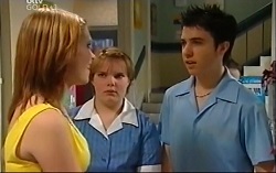 Janae Timmins, Bree Timmins, Stingray Timmins in Neighbours Episode 