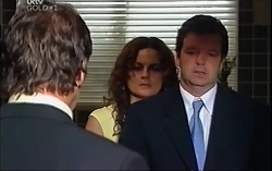 Detective Alec Skinner, Liljana Bishop, David Bishop in Neighbours Episode 4707