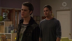 Ben Kirk, Tyler Brennan in Neighbours Episode 7203