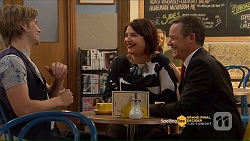 Daniel Robinson, Naomi Canning, Paul Robinson in Neighbours Episode 