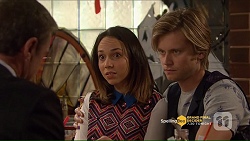 Paul Robinson, Imogen Willis, Daniel Robinson in Neighbours Episode 7206