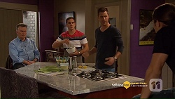 Russell Brennan, Aaron Brennan, Mark Brennan, Tyler Brennan in Neighbours Episode 