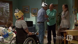 Nell Rebecchi, Toadie Rebecchi, Stonie Rebecchi, Karl Kennedy, Sonya Rebecchi in Neighbours Episode 