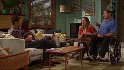 Mark Brennan, Paige Smith, Sonya Rebecchi, Toadie Rebecchi in Neighbours Episode 7211