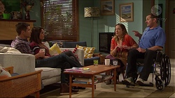 Mark Brennan, Paige Novak, Sonya Rebecchi, Toadie Rebecchi in Neighbours Episode 