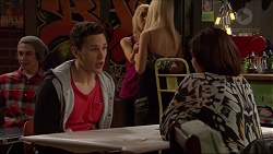 Josh Willis, Naomi Canning in Neighbours Episode 