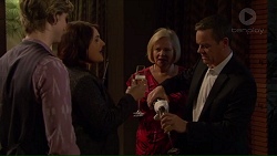 Daniel Robinson, Naomi Canning, Sheila Canning, Paul Robinson in Neighbours Episode 7213