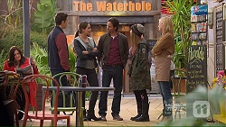 Josh Willis, Paige Novak, Brad Willis, Piper Willis, Lauren Turner in Neighbours Episode 