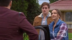Liam Barnett, Kyle Canning, Amy Williams in Neighbours Episode 