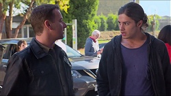 Lucas Fitzgerald, Tyler Brennan in Neighbours Episode 