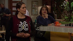 Paige Novak, Naomi Canning in Neighbours Episode 