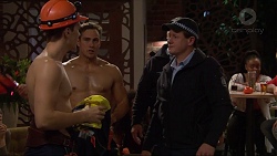 Josh Willis, Aaron Brennan, Const. Ian McKay in Neighbours Episode 