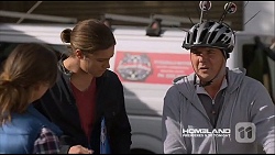 Amy Williams, Tyler Brennan, Karl Kennedy in Neighbours Episode 