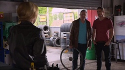 Steph Scully, Karl Kennedy, Tyler Brennan in Neighbours Episode 7227